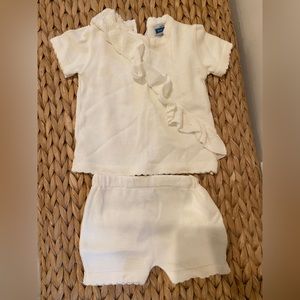 Bon Knit Cream Knit Set! Only worn once and absolutely beautiful! Size 12-18M